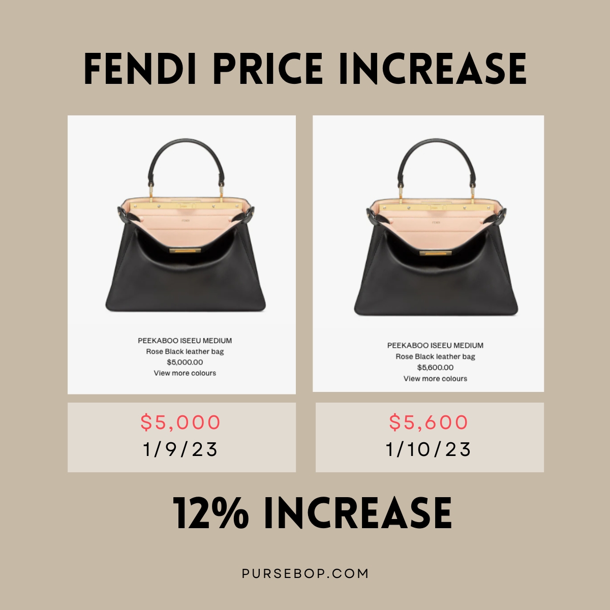It's not a Bag It's a Fendi Price Increase in 2023 PurseBop