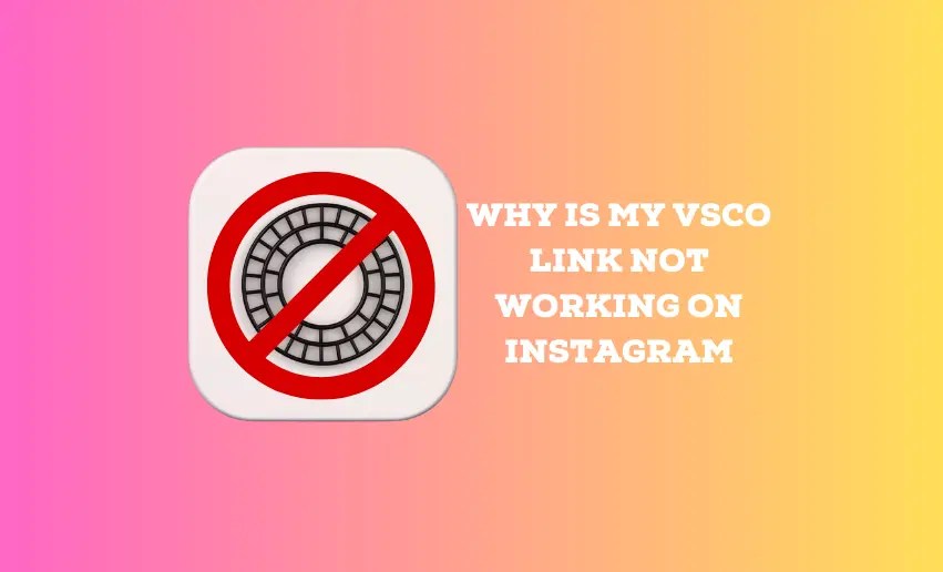 Why Is My VSCO Link Not Working On Instagram? Pushbio