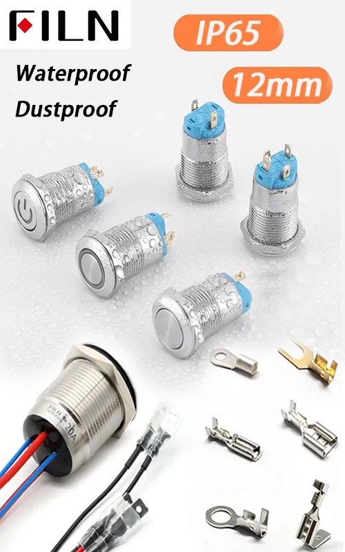 GREAT small push button led lightsFILN Small Push Button Led Lights