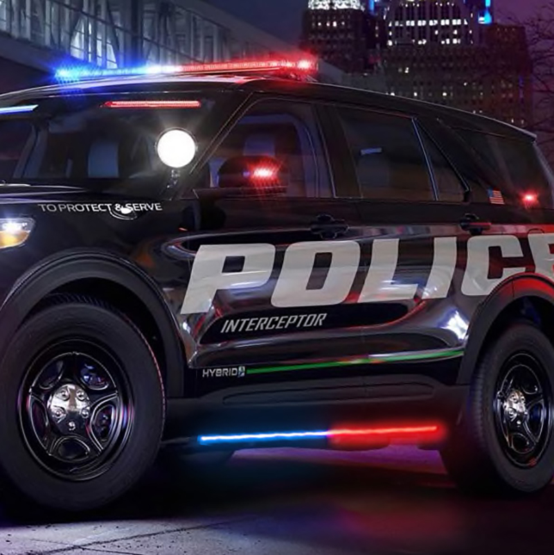 901001660 Putco E Blade Sideliner Blade Rocker Kit Red & Blue LEDs