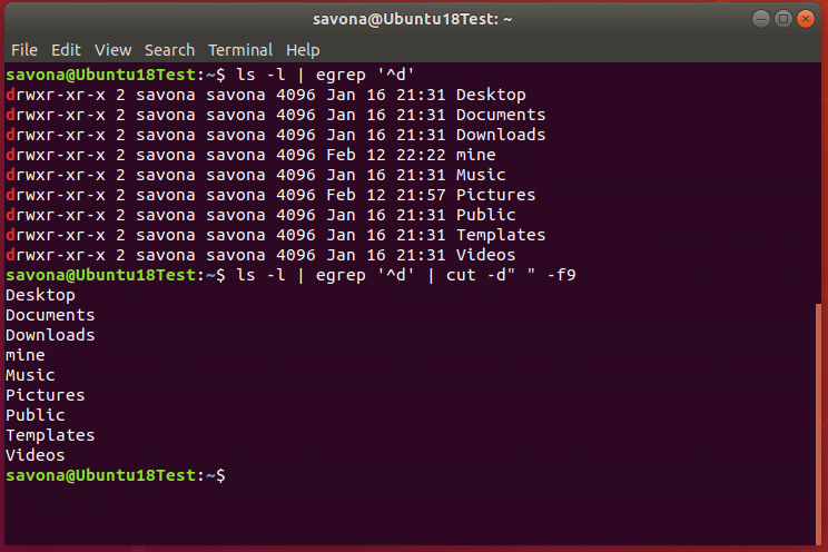 List Only Directories With The ls Command In Red Hat Linux Putorius