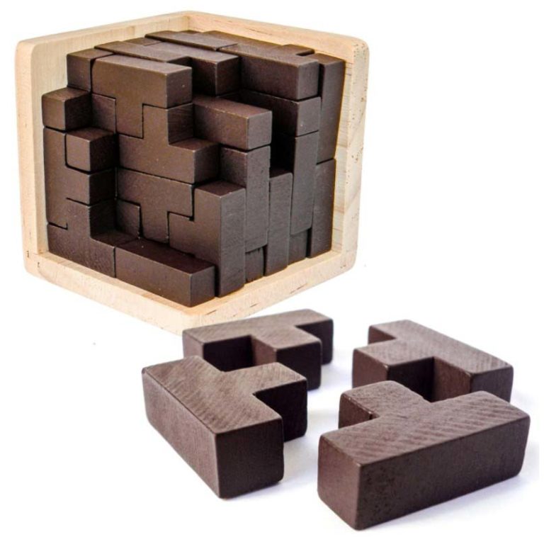 3D Holzwürfel von Puzzle Sharp Brain Zone im Test Holzpuzzle Würfel