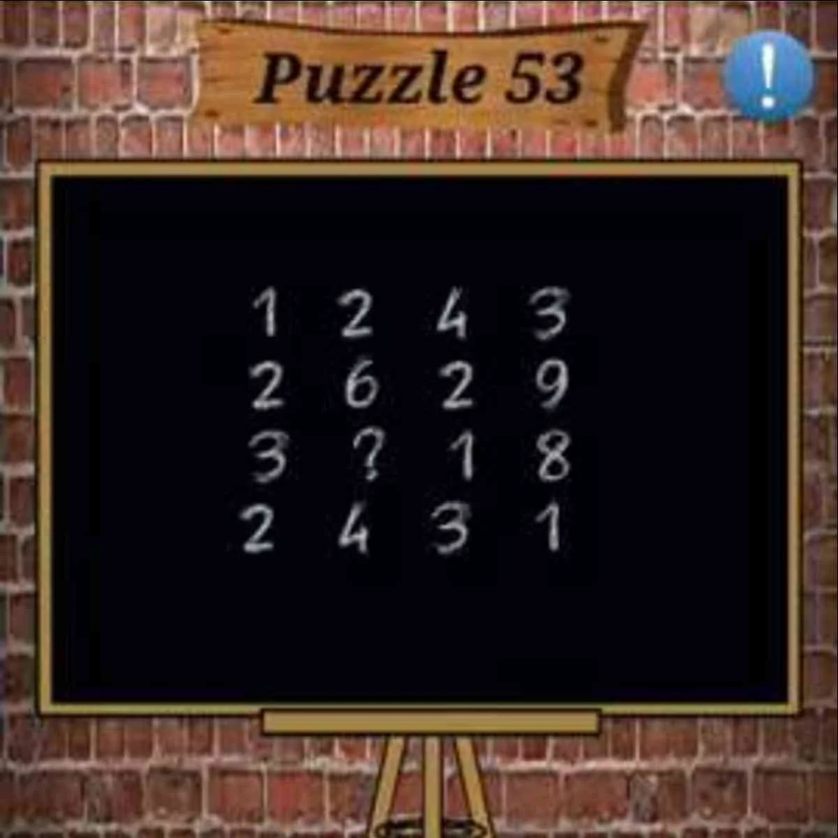 Math Puzzles Game Level 53 Answer with Solution Puzzle Game Master