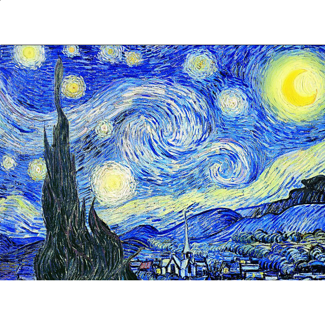 Vincent Van Gogh Starry Night Wire & Metal Puzzles Puzzle Master Inc