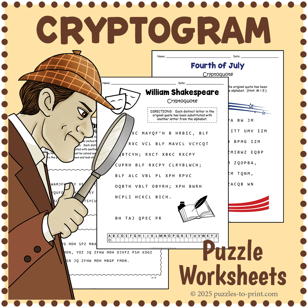 Free Printable Cryptoquip Puzzles Rossy Printable