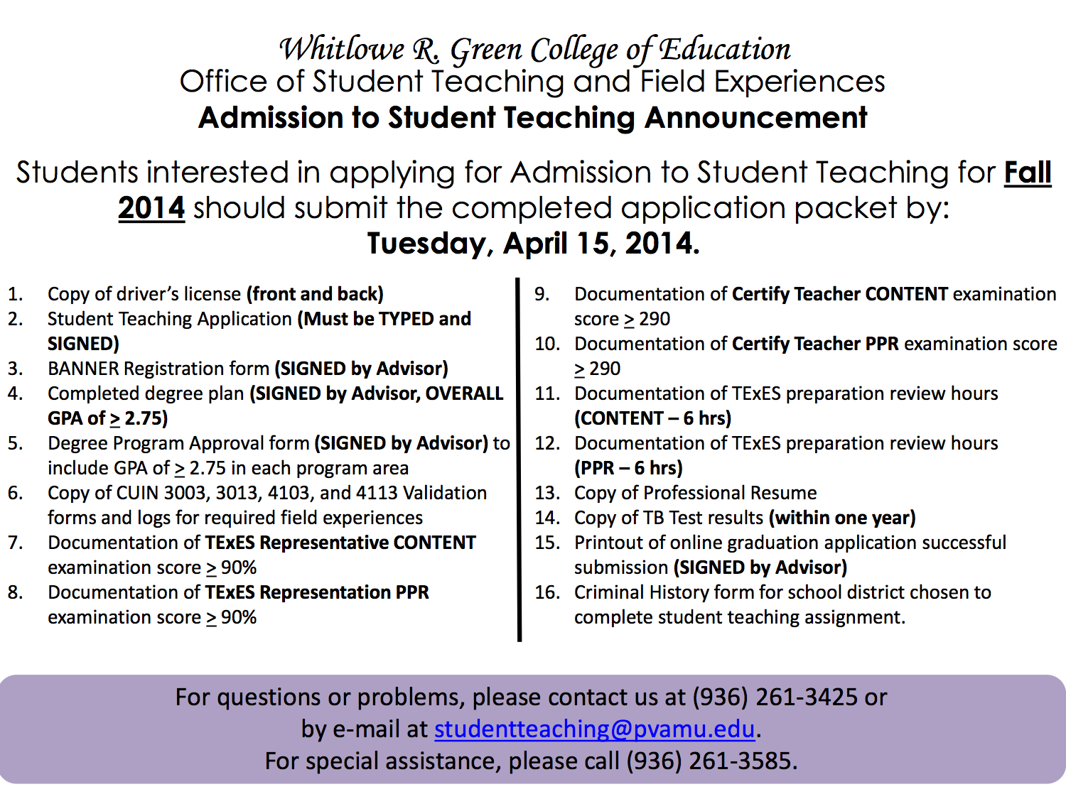Curriculum and Instruction College of Education