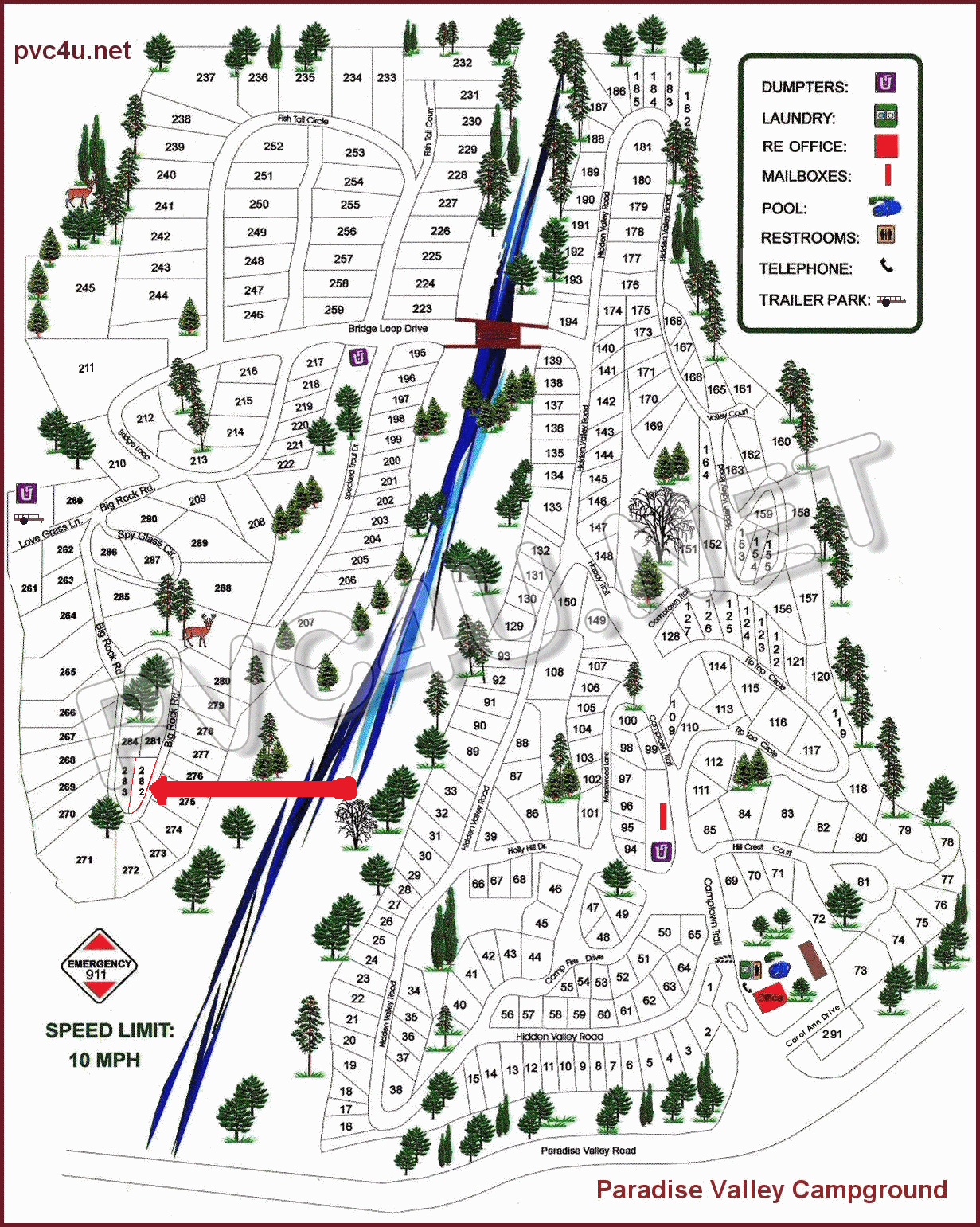 RV Lots for Rent Paradise Valley Campground