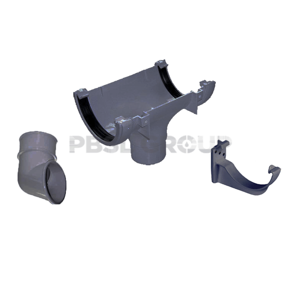 Mini Gutter Grey Mini Gutter PVC Guttering