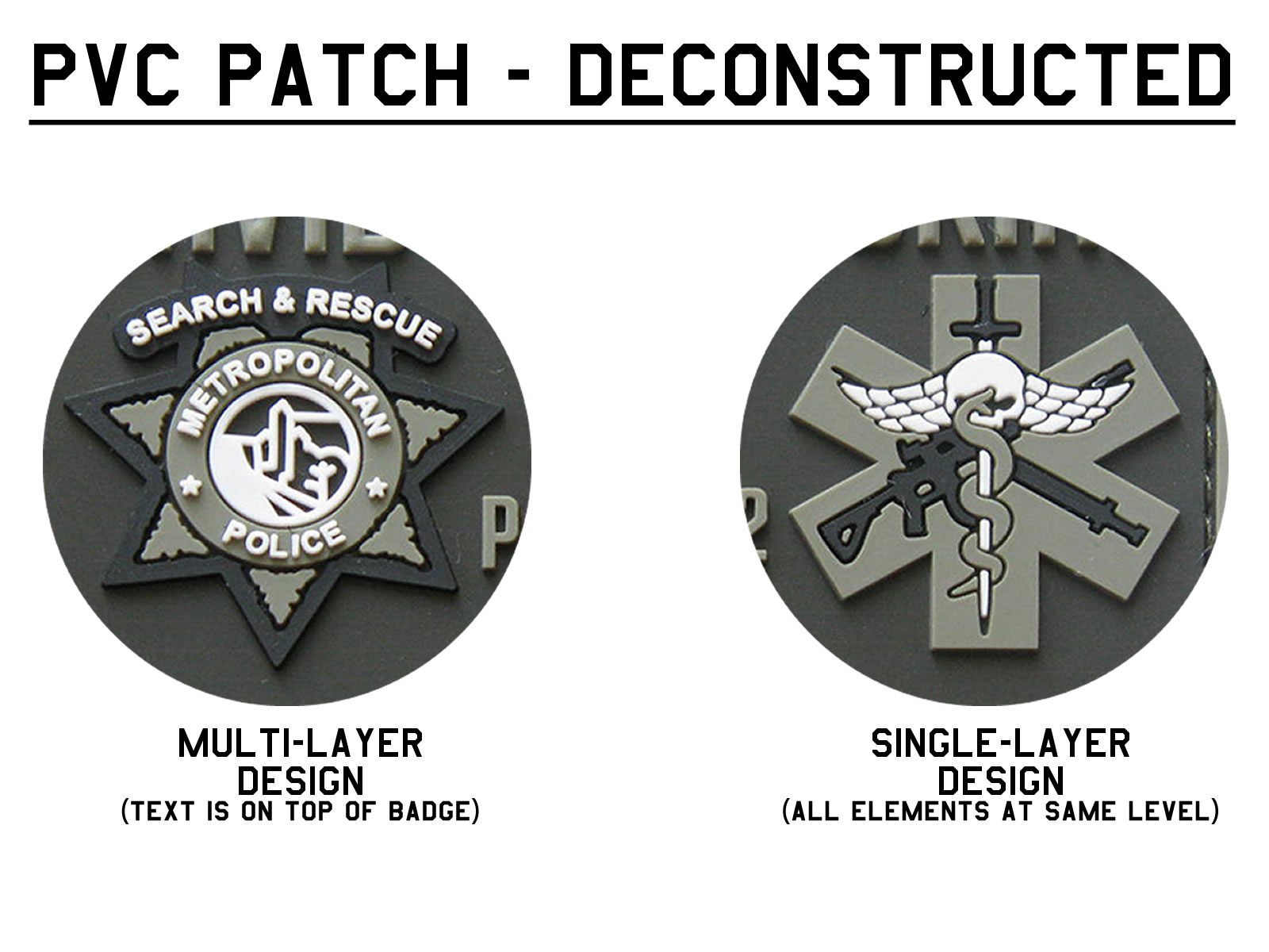 PVC Patches 101 PVC Emblems