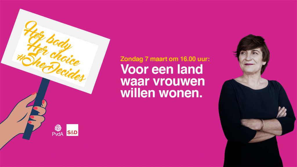 Talkshow 'Voor een land waar vrouwen willen wonen.' PvdA