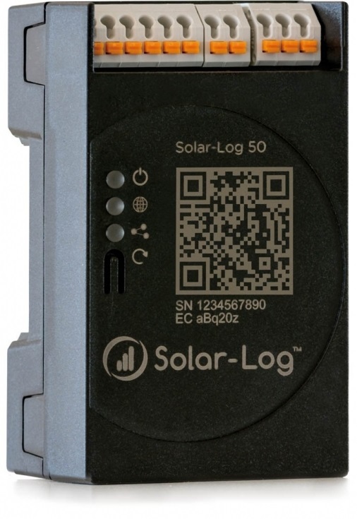 SolarLog’s web enerest with the new gateway SolarLog 50 pv Europe