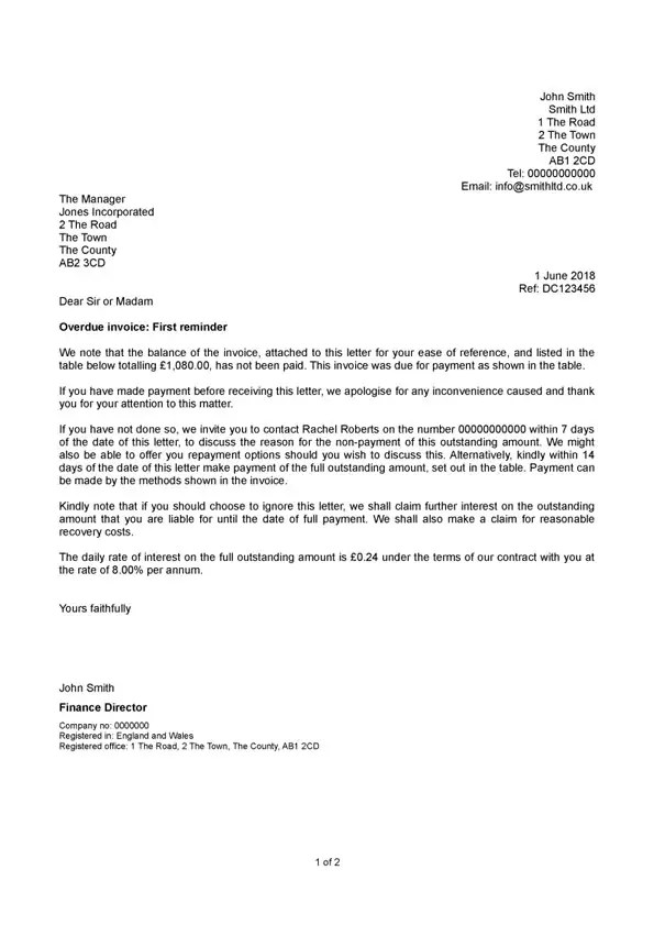 Doc Business Letter Example For A Company Letter