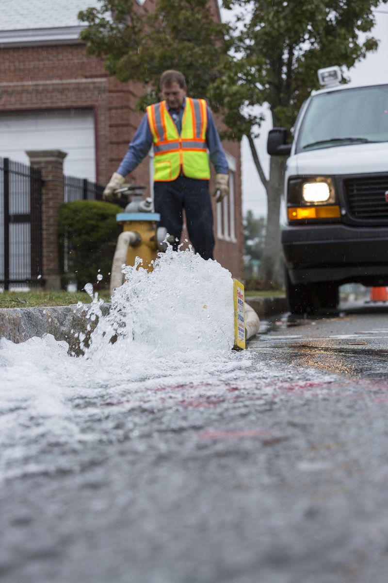 Water Main Flushing Portland Water District