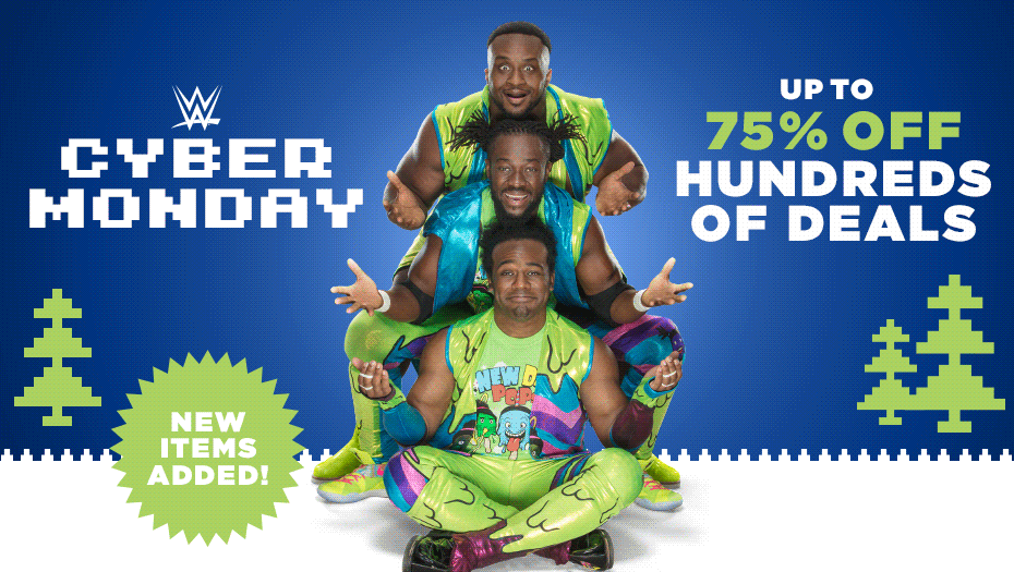 Cyber Monday Up To 75 Off Hundreds Of WWE Items + 25
