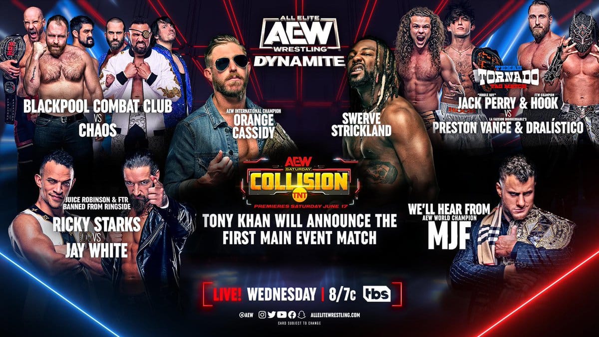 AEW Dynamite Preview For Tonight (6/7/2023) Colorado Springs, CO. PWMania Wrestling News