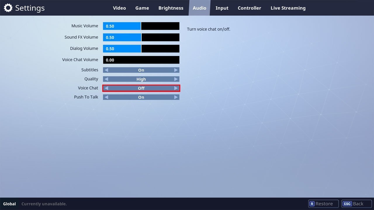 How to disable Voice Chat in Fortnite Battle Royale PwrDown