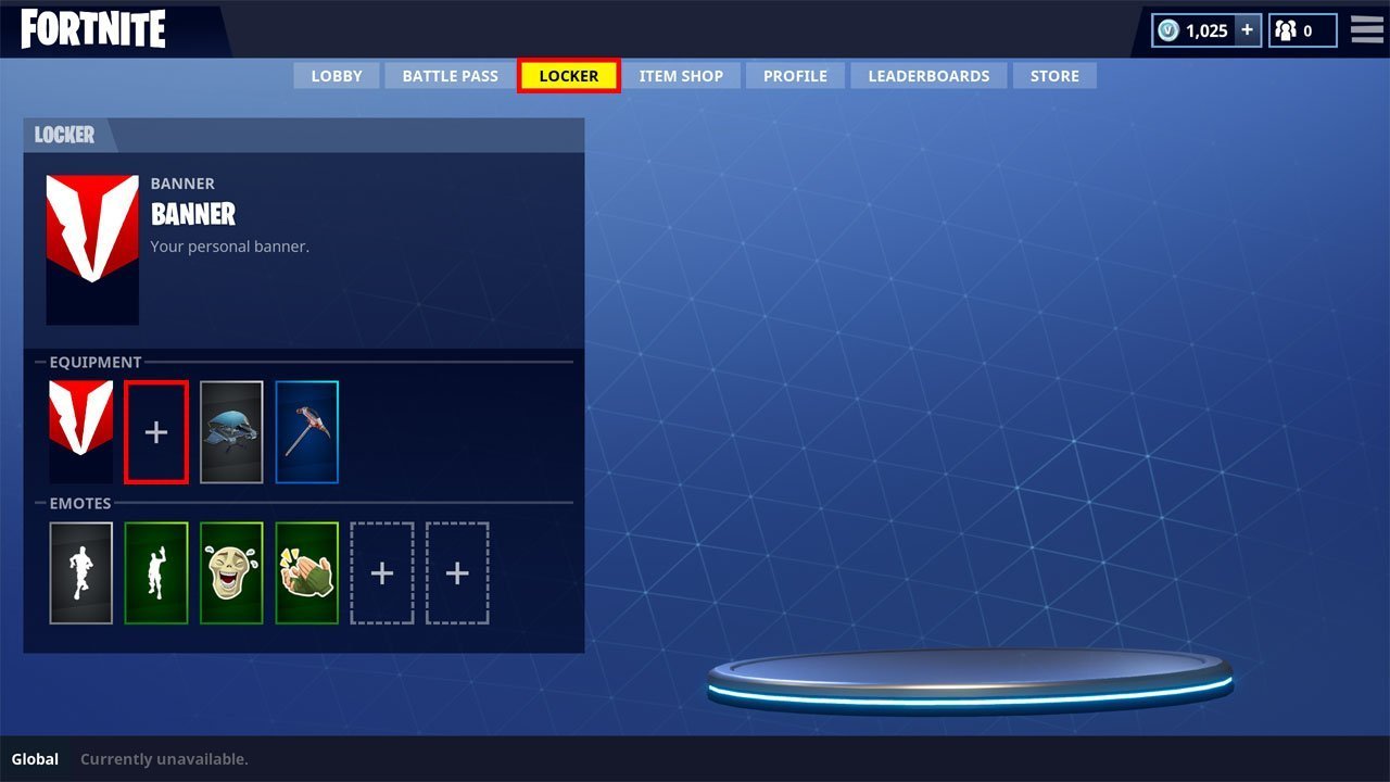 Fortnite Battle Royale How to change character PwrDown