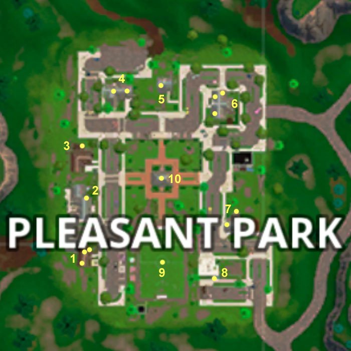 Fortnite Battle Royale All chest locations in Pleasant Park PwrDown