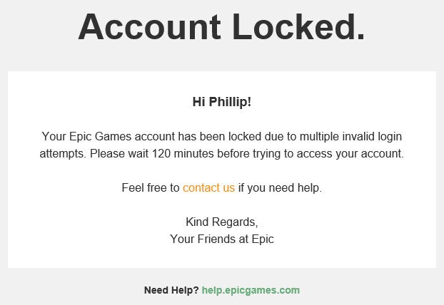 Fortnite 'Epic Games Account Locked' emails are going round PwrDown