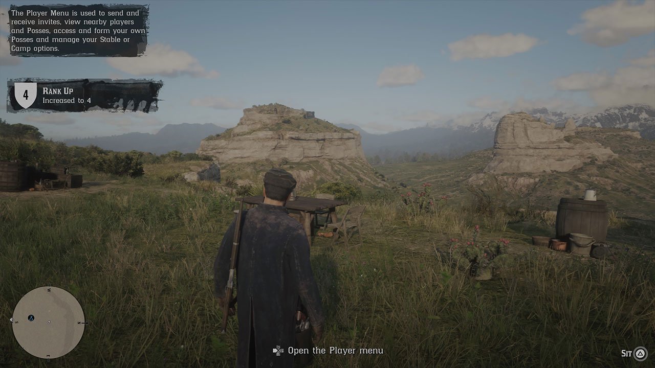 Red Dead Redemption 2 Online Open the Online Player Menu PwrDown