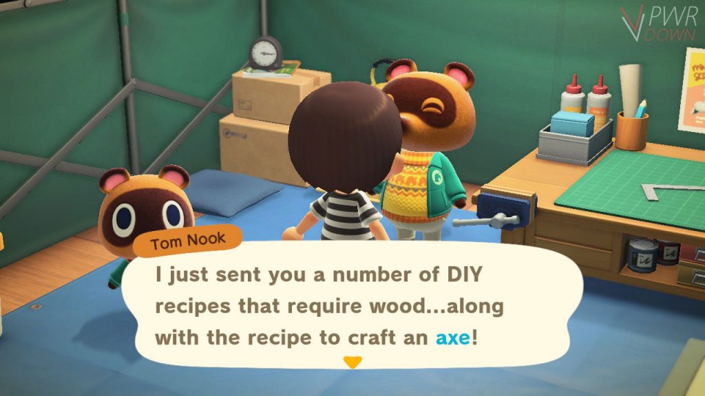 How & Where to Get the Axe in Animal Crossing New Horizons PwrDown