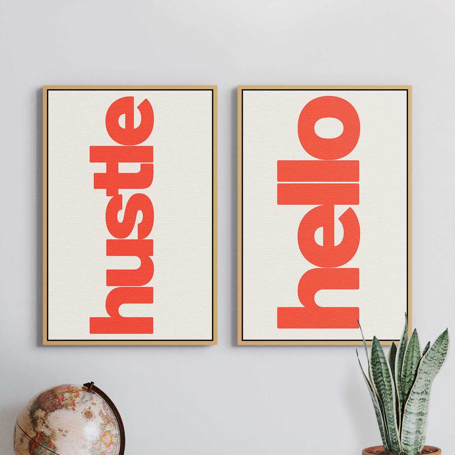 Hello Colorful Print for your Foyer Pyaarnation