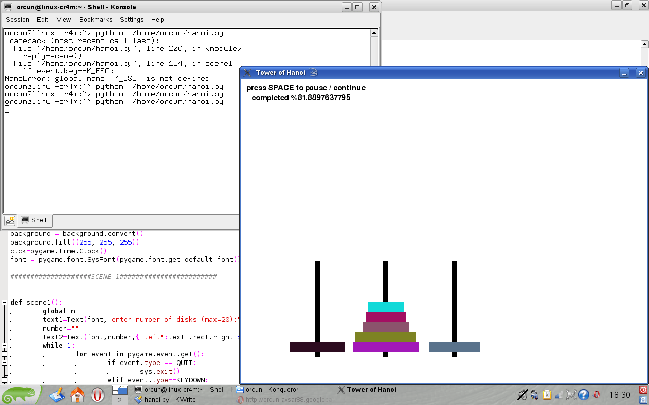 Orçun Avşar python tower of hanoi