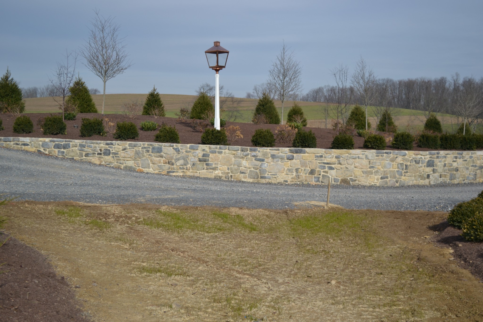 Retaining Wall at the Baylor House in Lewisburg, PA Pyle Bros