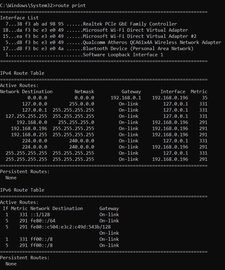 What is Routing Table in Networking? Labs