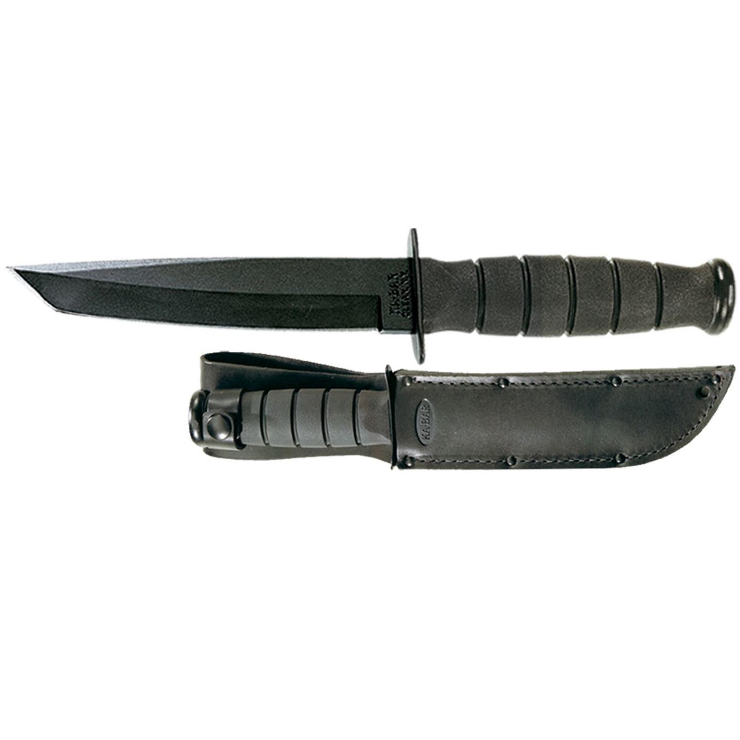 KaBar Tanto Fixed 5.25 in Black Blade Kraton Handle Pyramyd AIR