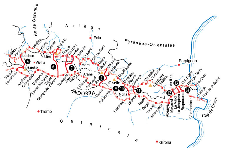 GR10 and GR11 Joining up the dots Walking the Pyrenees