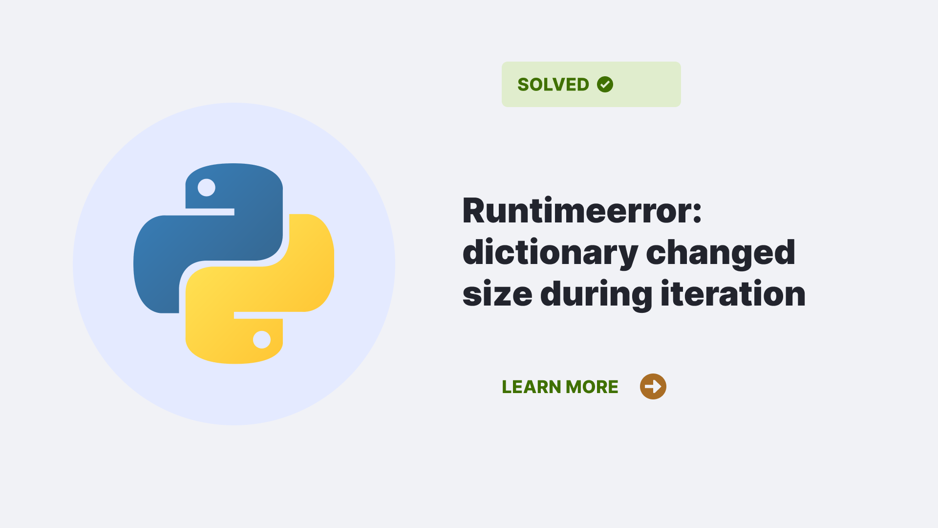 3 Easy Ways to Fix Runtimeerror Dictionary Changed Size During