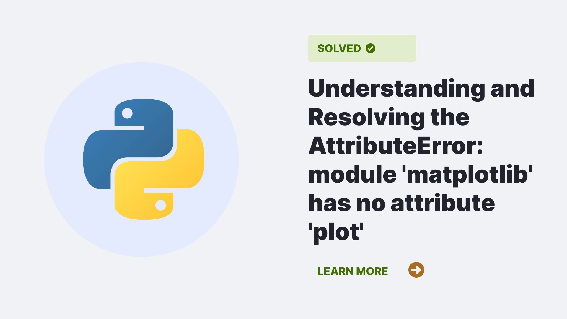 AttributeError module 'matplotlib' has no attribute 'plot' Python Clear