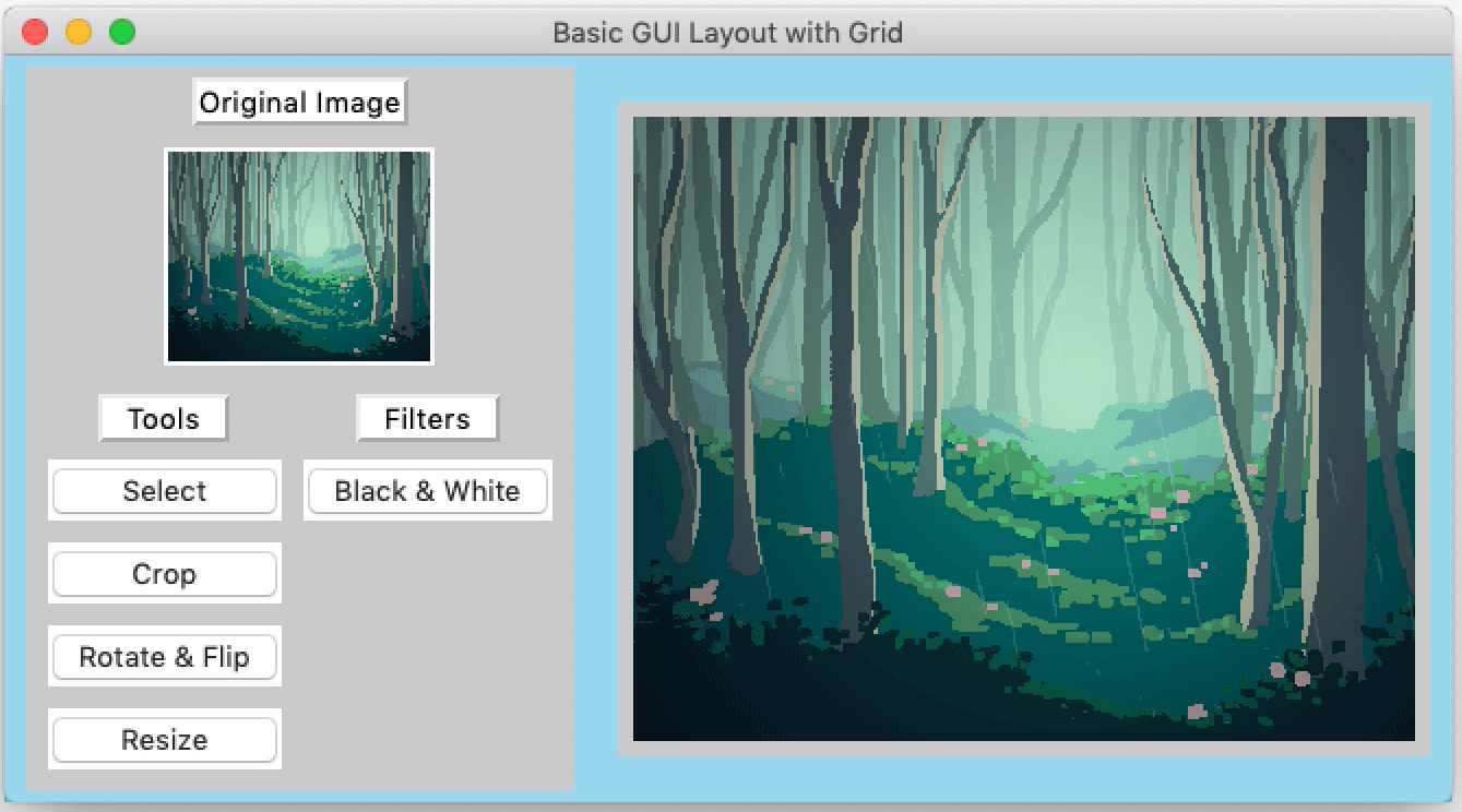 Pack, Place and Grid layouts in Tkinter