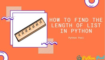 How To Find Average Of The List In Python Python Pool