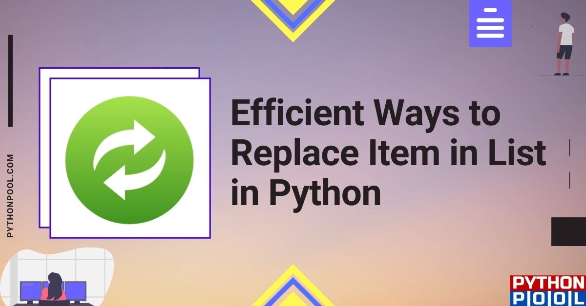 How to replace elements in list python