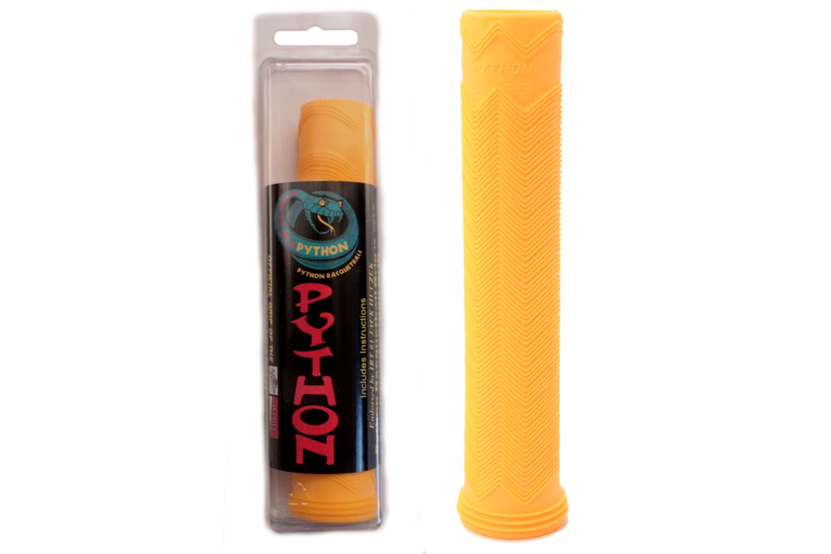 Python Grip (Gold) Packaged Python Racquetball