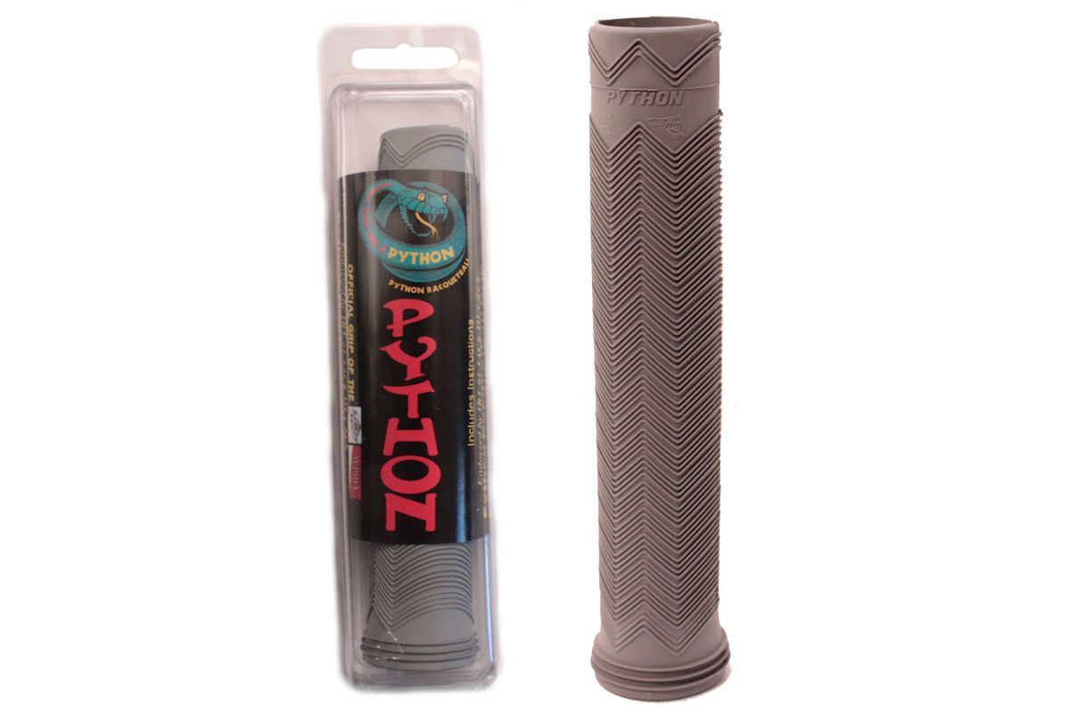 Python Grip (Grey) Packaged Python Racquetball