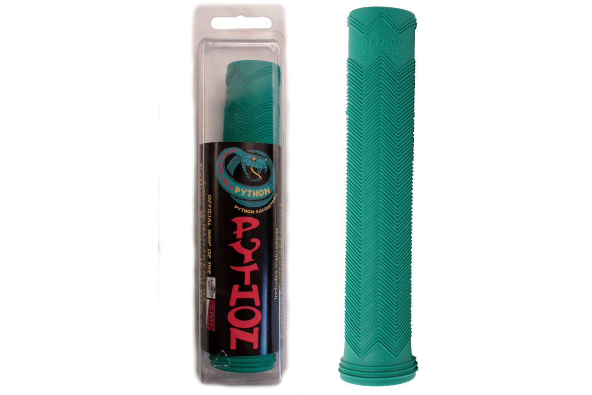 Python Grip (Teal) Packaged Python Racquetball