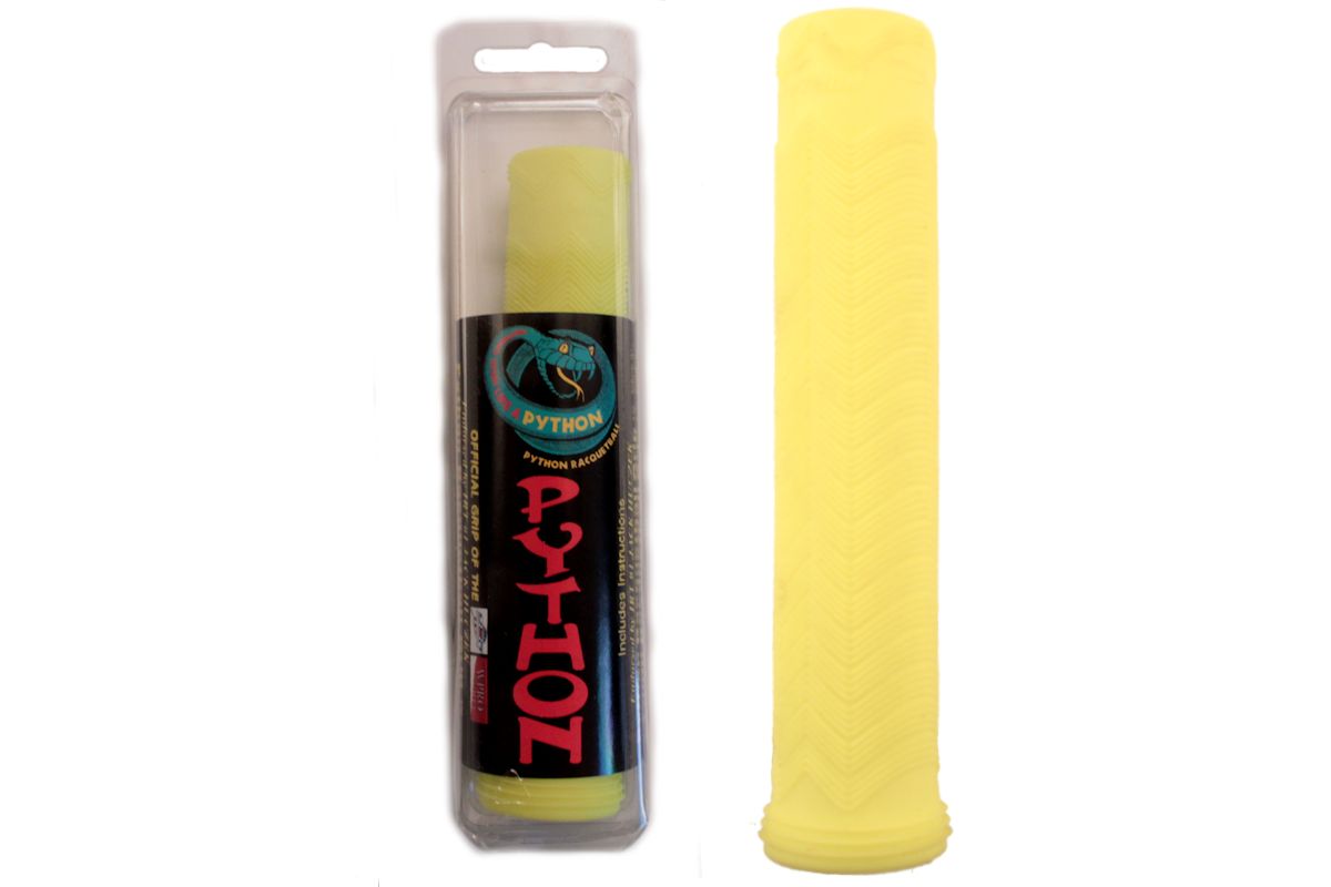 Python Grip (Yellow) Packaged Python Racquetball