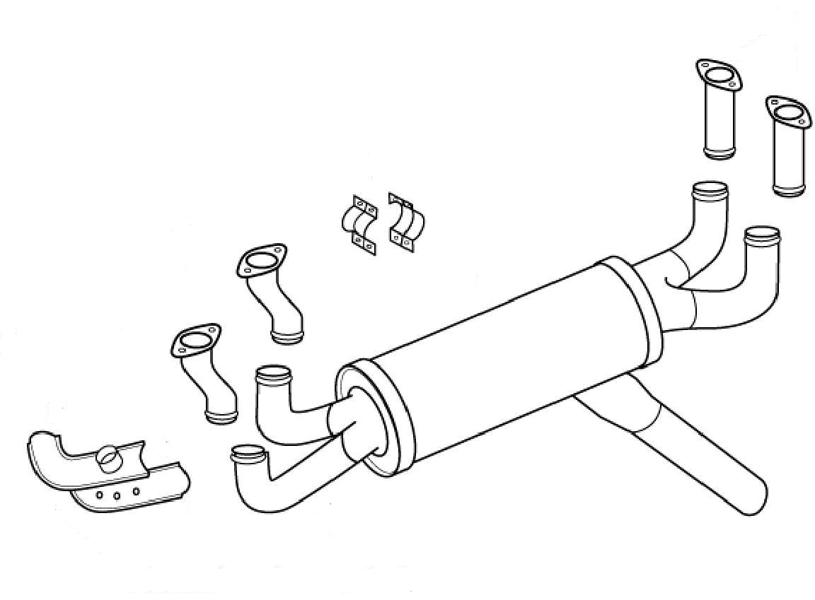 GRUMMAN AA5B TIGER EXHAUST SYSTEM Quality Aircraft Accessories