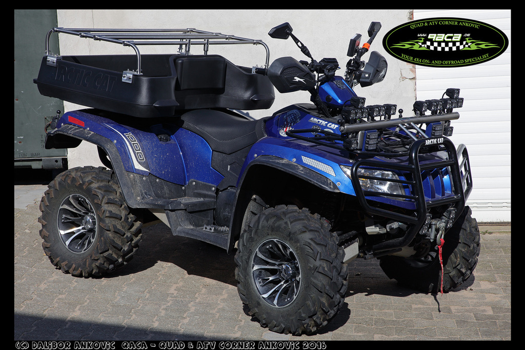 QACAQUAD & ATV CORNER ANKOVIC Arctic Cat Pick Up Box mit QACA Rehling