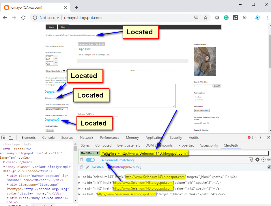 Selenium Locators Relative XPath Expressions Part 6 QAFox