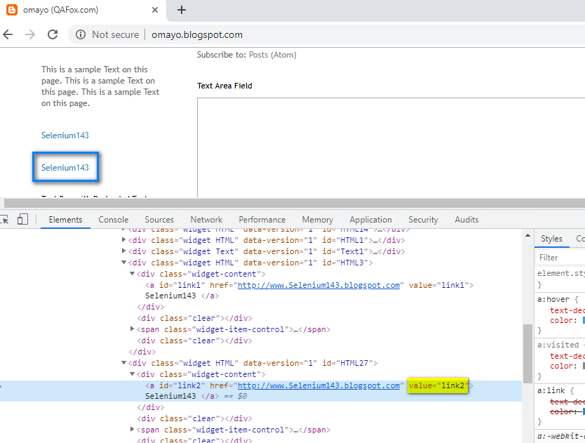 Selenium Locators Relative XPath Expression Part 3 QAFox