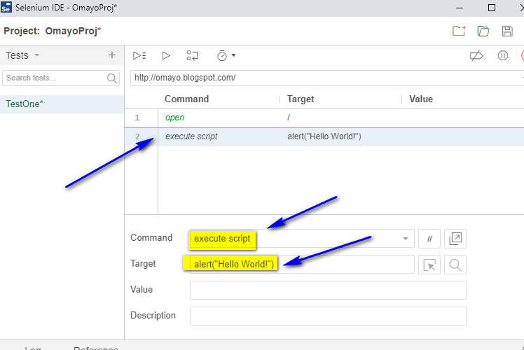 New Selenium IDE ‘execute script’ Command QAFox