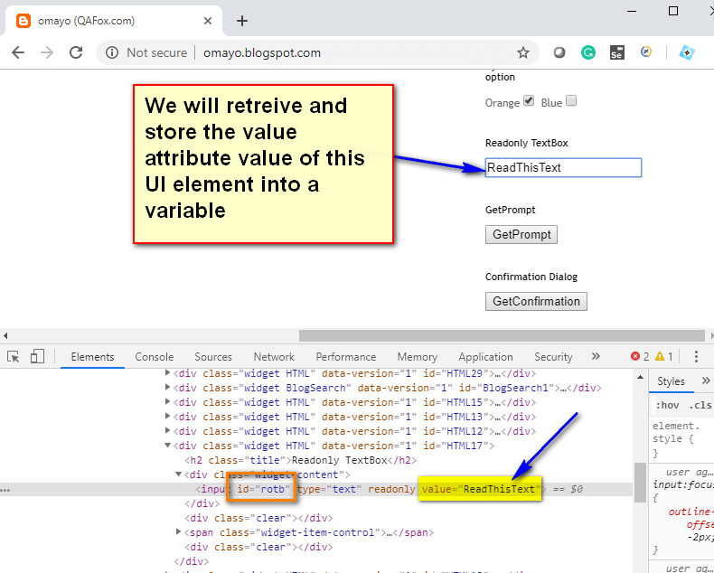 New Selenium IDE Using ‘store value’ command QAFox