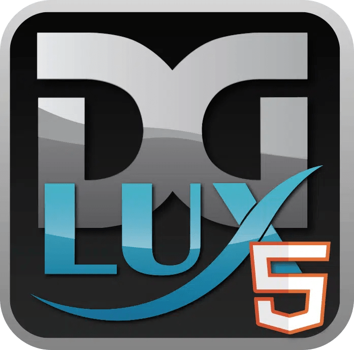 DG Lux 5 logo - QA Graphics