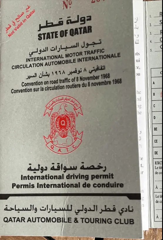 How to get Qatar International Driving License (IDP) 2024
