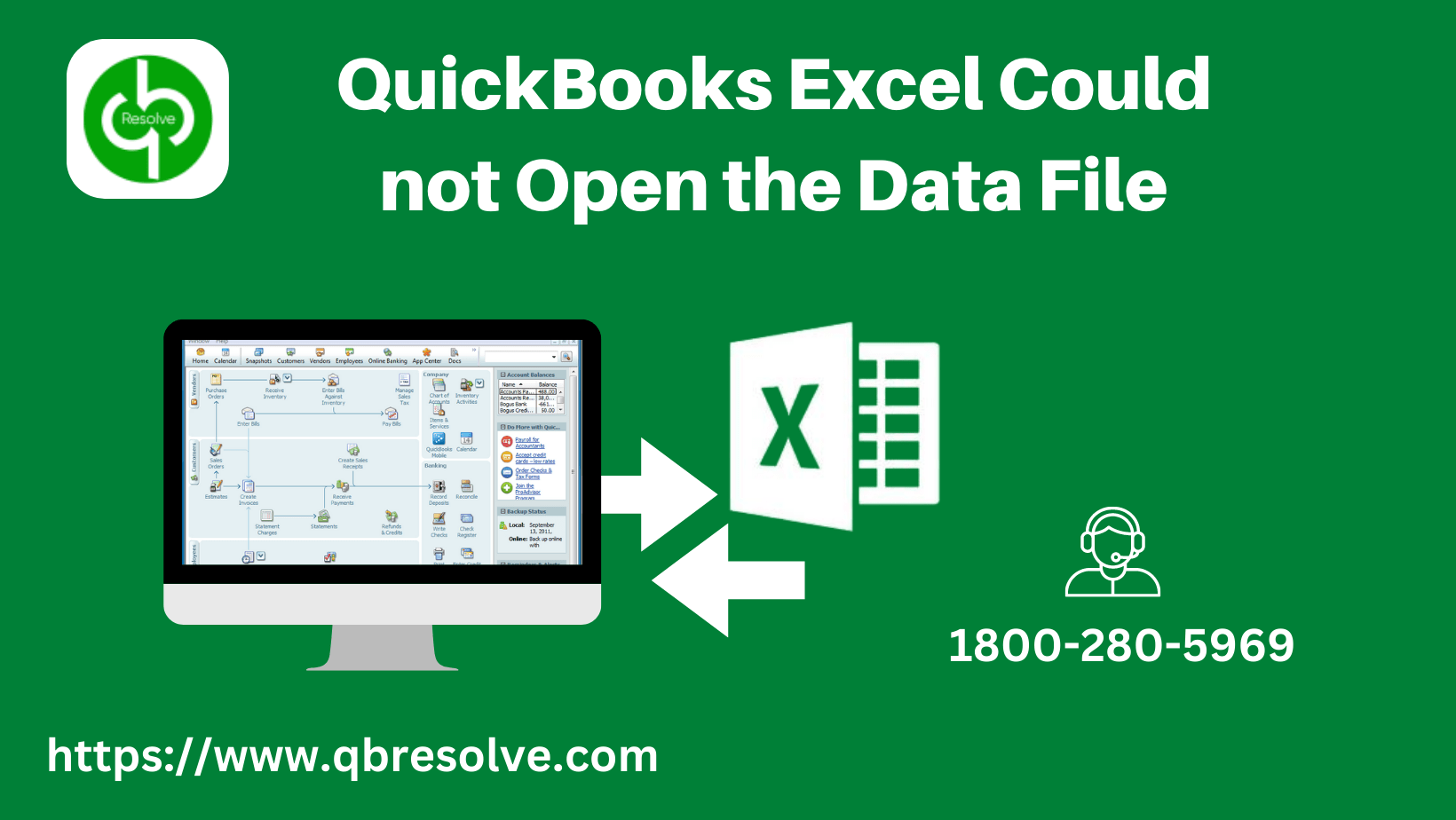QuickBooks Excel Couldn't Open the Data File (Resolved)