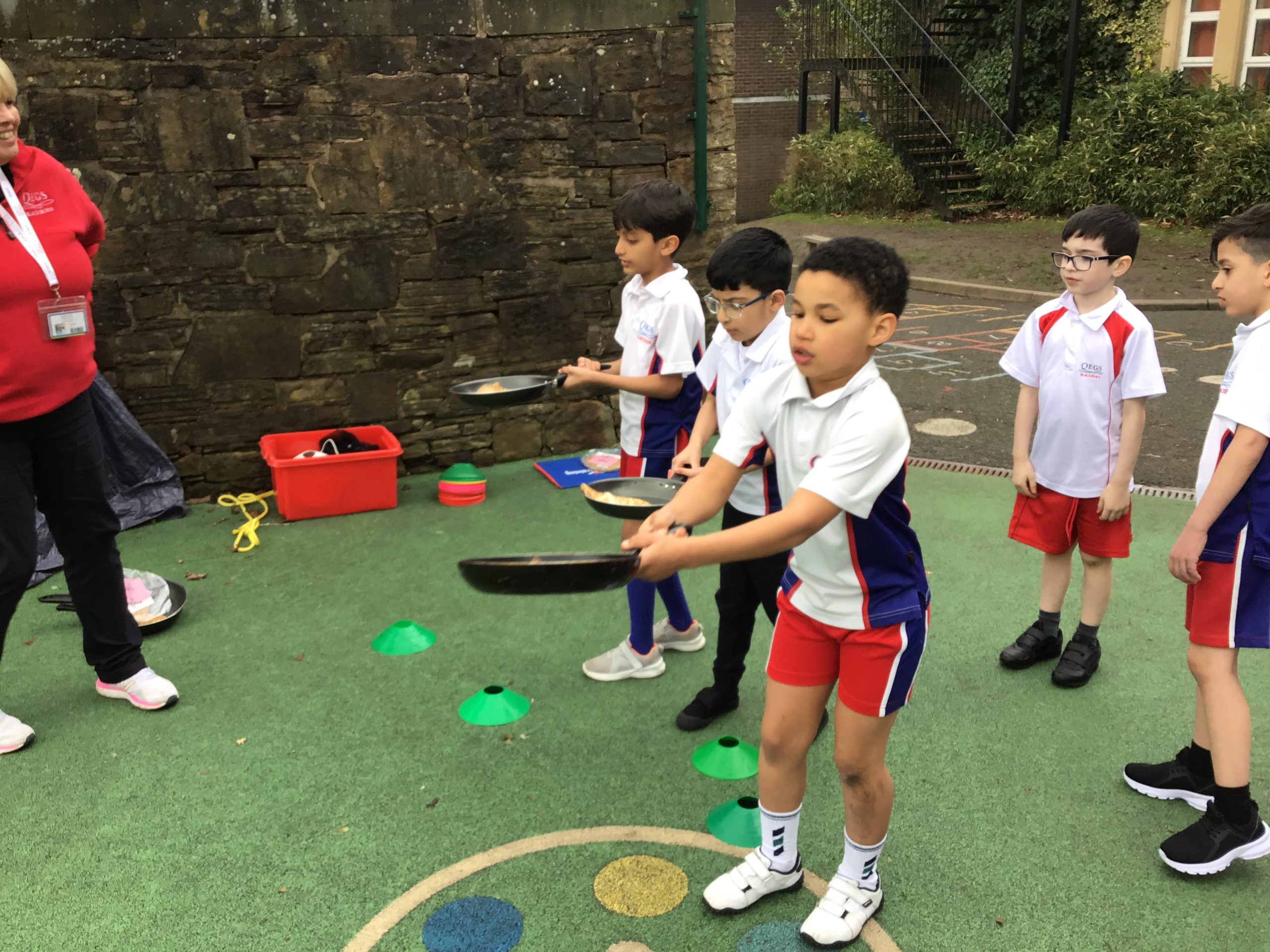 Pancake Day 2023 QEGS Blackburn